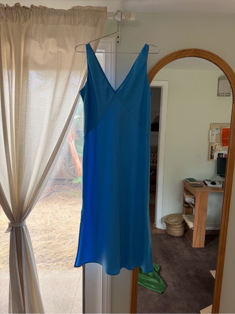 a new day Bright Blue V-Neck Slip Dress